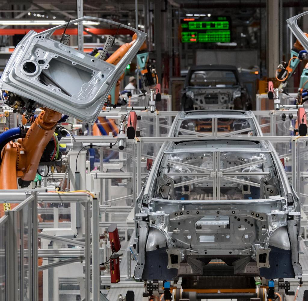 Der neue batteriebetriebene ID.3 wird im VW-Werk in Zwickau hergestellt