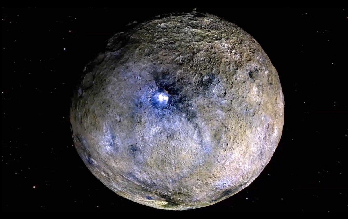 Zwergplanet Ceres: Lichtpunkte wie die Spur eines unterirdischen Ozeans