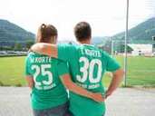 SV Werder Bremen Fans gegen Österreich Lustenau im Parkstadion.