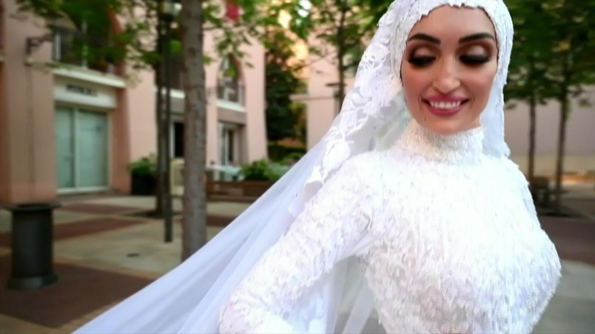 Beiruter Explosion: Diese Braut