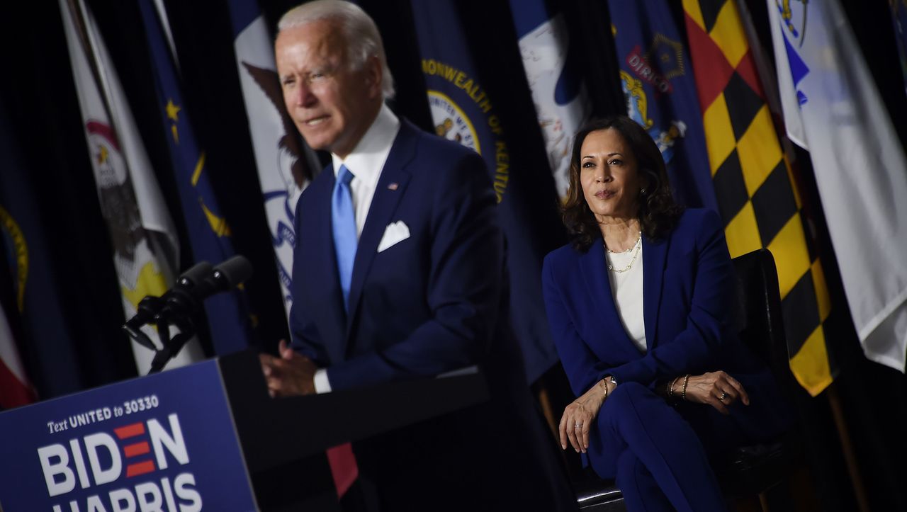 Joe Biden und Kamala Harris: Erster gemeinsamer Auftritt mit Angriffen auf Donald Trump