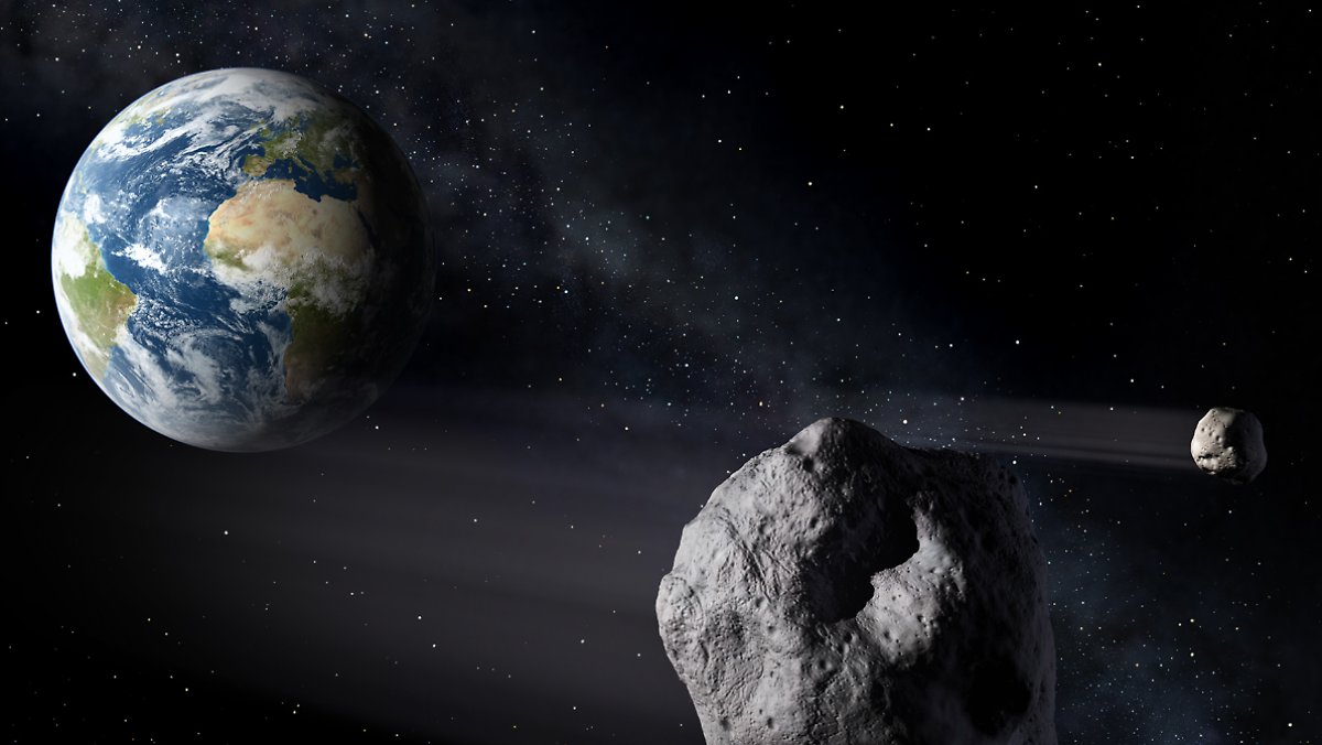 Näher als der Mond: Asteroid flog am Dienstag an der Erde vorbei