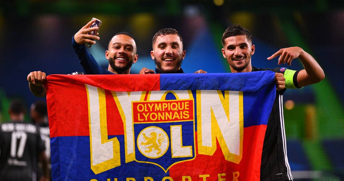 Olympique Lyon mit Memphis Depay fordert die Bayern heraus
