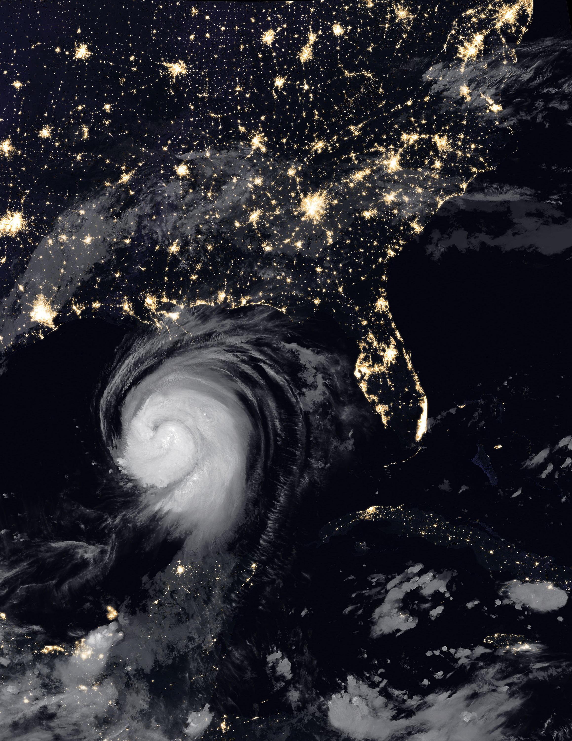 Bild des Hurrikans "Laura"