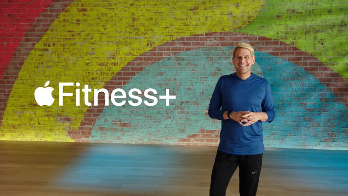 Apple Manager bei der Präsentation des Fitness + Sportangebots