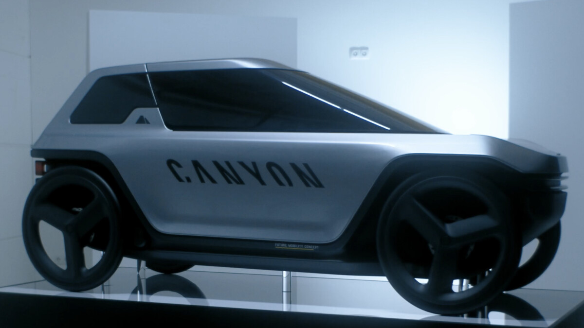 Eine Mischung aus E-Bike und Auto: Canyon präsentiert das Future Mobility Concept.