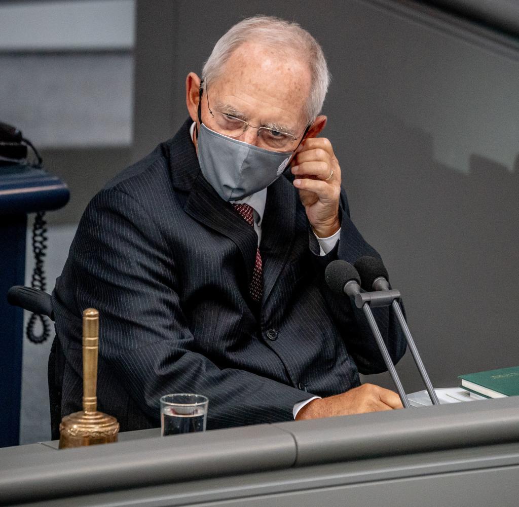 Maskenanforderung im Bundestag