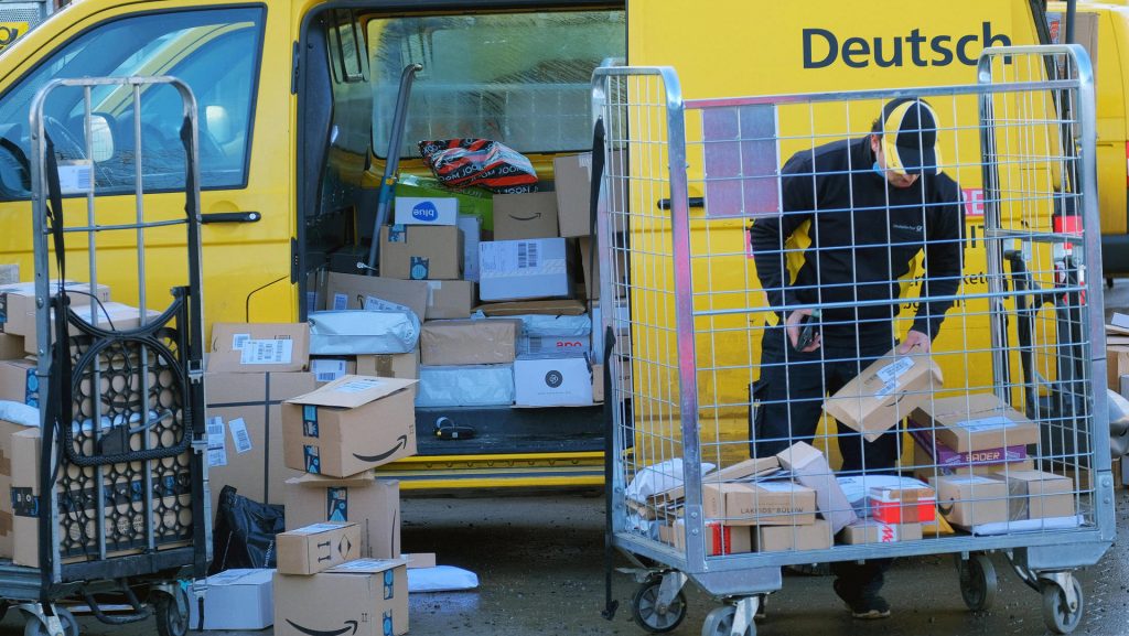 Die Deutsche Post meldet Paketrekord in der Sperrwoche