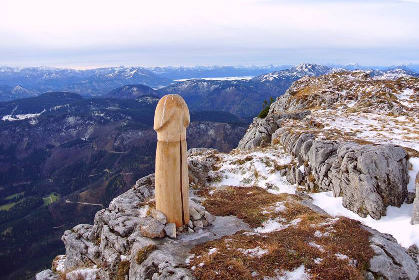 wood penis austrian alps