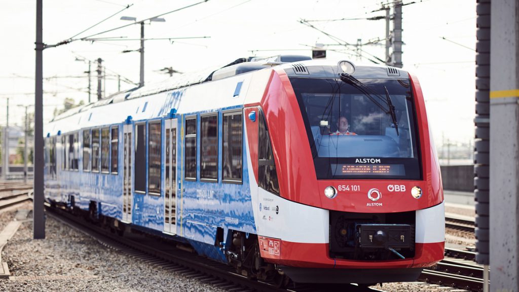 Der wasserstoffbetriebene Zug von Alstom wird in Österreich in Dienst gestellt