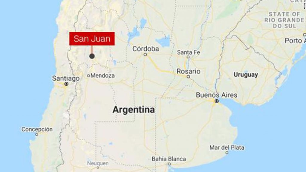 Erdbeben in Argentinien: 6,4 Erdbeben in der Provinz San Juan, keine Tsunami-Warnung ausgegeben