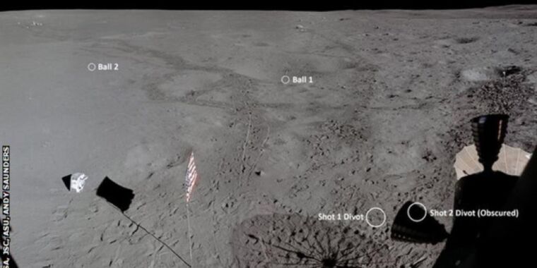 Remastered Footage zeigt, wie Alan Shepard einen Golfball auf dem Mond schlug