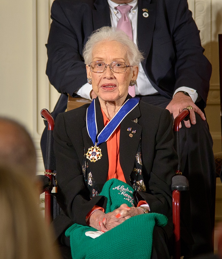 Katherine Johnson erhält die Presidential Medal of Freedom