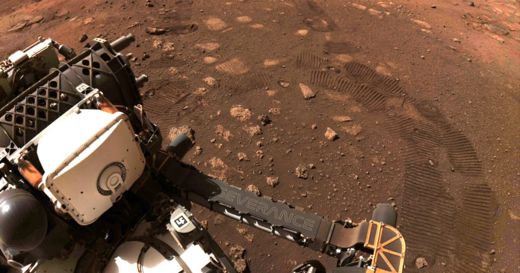 Der Marsrover fährt 6,5 Meter auf einem ersten „makellosen“ Weg |  Wissenschafts- und Technologie-Nachrichten
