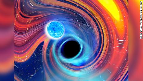 "Pac-Mann"  Im Weltraum: Schwarze Löcher verschlingen Neutronensterne als erster Hinweis auf ein seltenes Himmelsereignis