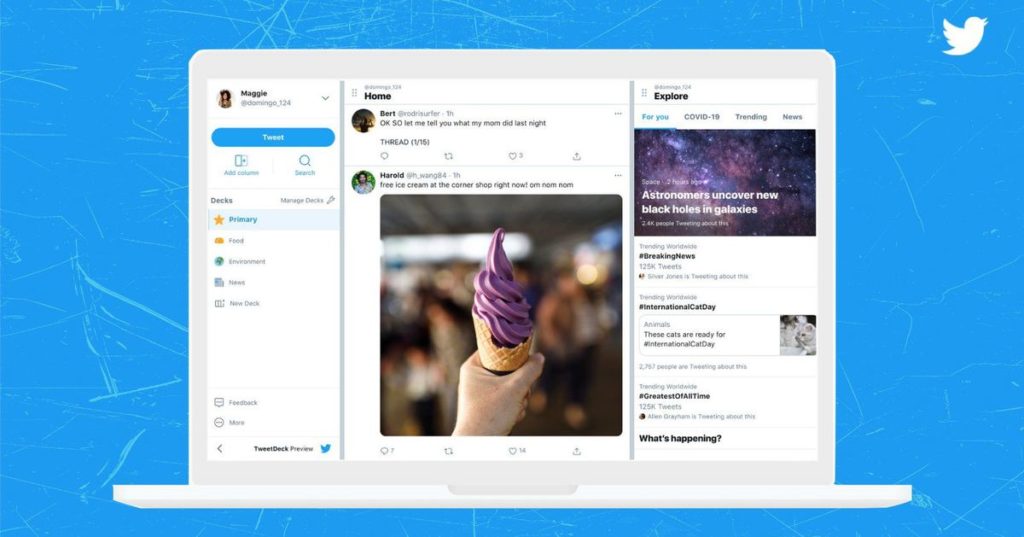 TweetDeck-Vorschau zeigt Twitters "neue und verbesserte" App