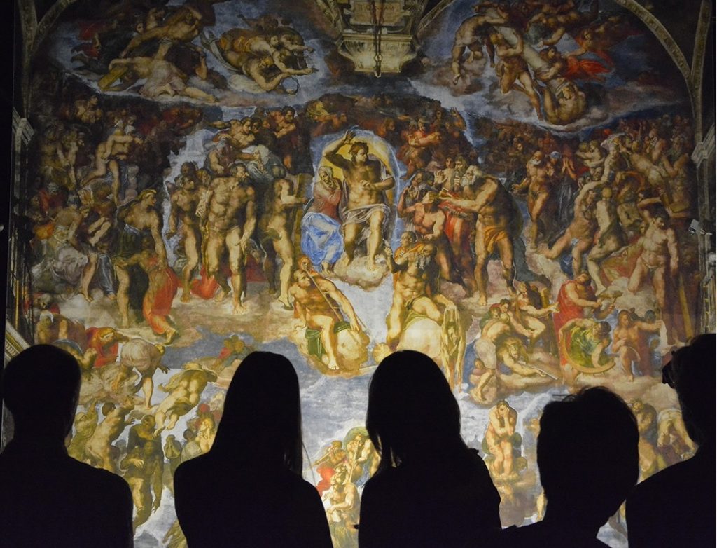"Sixtinische Kapelle von Michelangelo: die Ausstellung." Foto mit freundlicher Genehmigung von See Global Entertainment. 