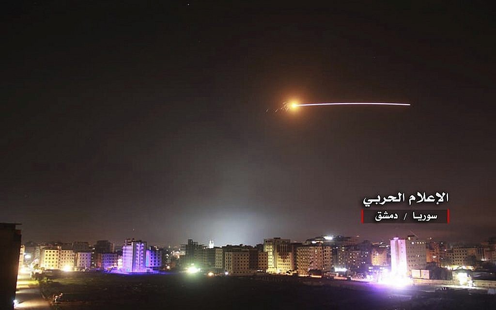 Russland behauptet, Syrien habe 22 von 24 israelischen Raketen bei einem Luftangriff abgeschossen