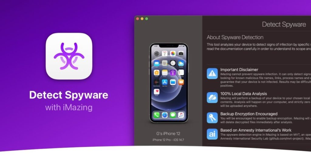 Die IMazing-App kann jetzt Pegasus-Spyware auf dem iPhone erkennen