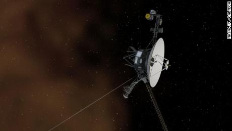 Das Voyager-Raumschiff entdeckt a 