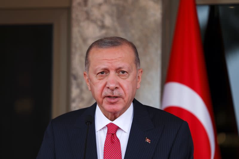 Der türkische Erdogan begrüßt Erklärungen von Botschaften inmitten des Streits in Kavala