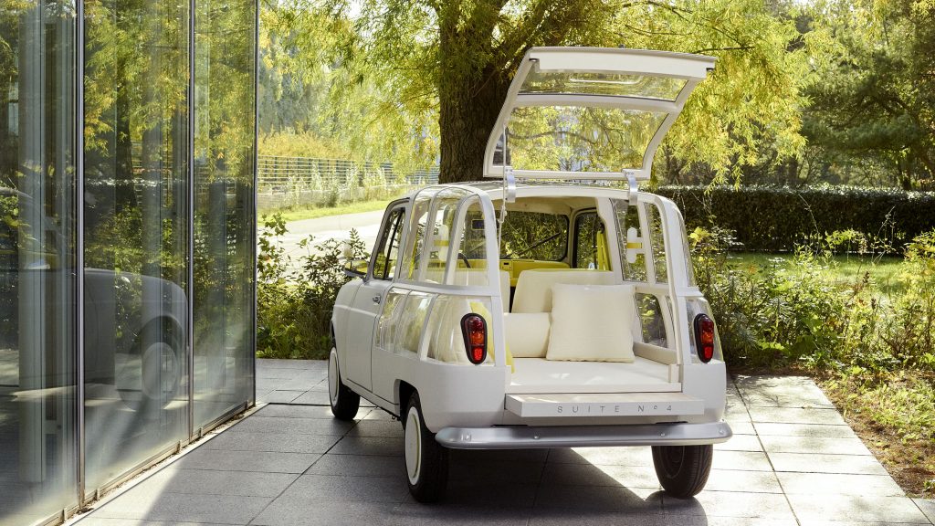 Mathieu Lehanneur erfindet den Renault 4L für eine minimalistische Luxusreise neu
