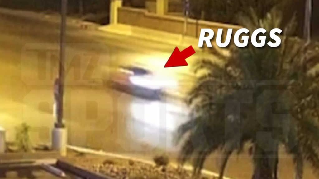 Überwachungsvideo zeigt die Beschleunigung der Corvette von Henry Ruggs Sekunden vor dem Absturz