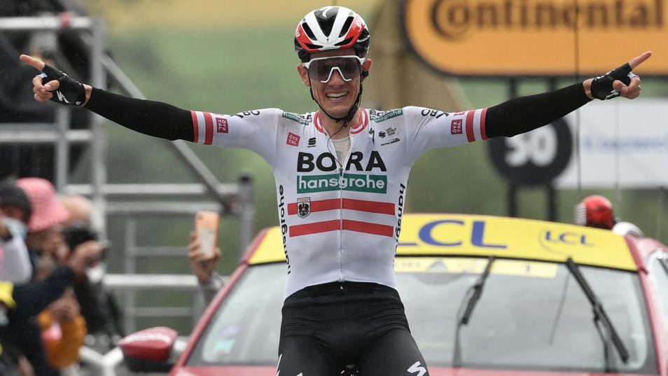 Patrick Konrad gewinnt eine Etappe der Tour de France vor den Big Mountain Days