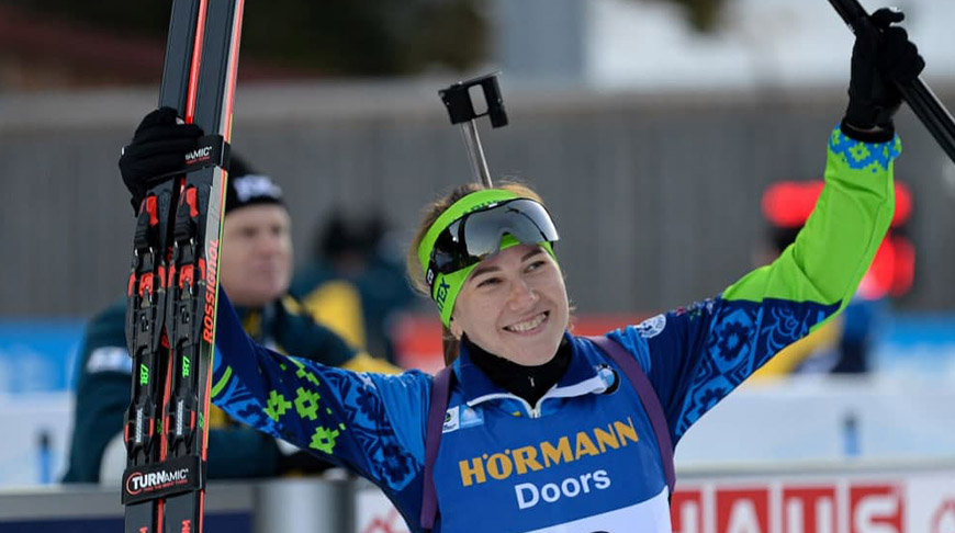 Weißrussin Hanna Sola gewinnt Gold im 7,5-km-Sprint der Frauen in Österreich
