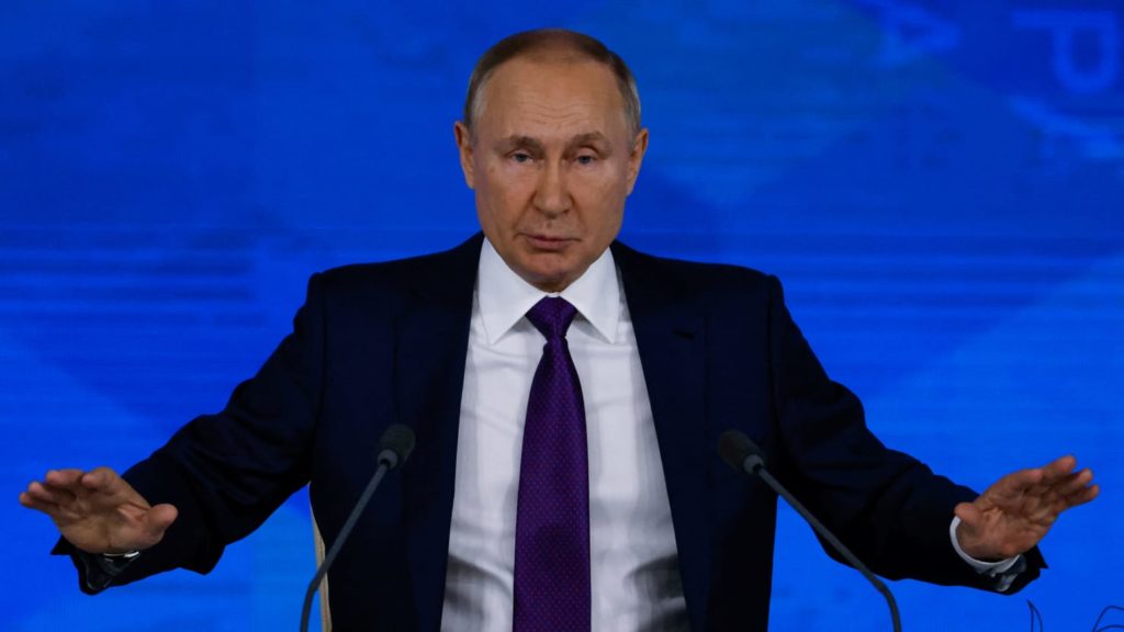 Putin wird wütend auf Sky News Reporter