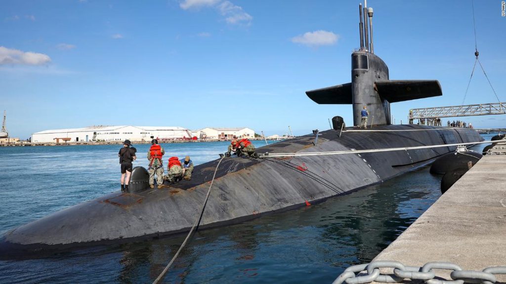 USS Nevada: Das ballistische Raketen-U-Boot der US Navy taucht selten in Guam auf