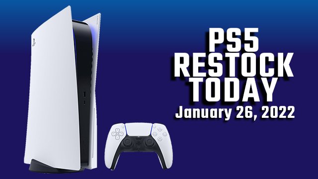 PS5 Restock January 26