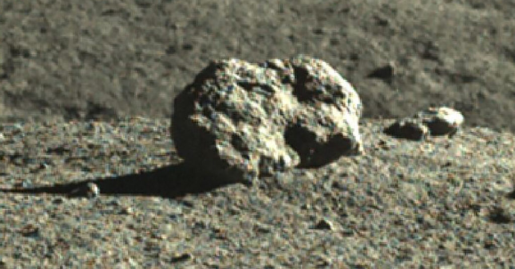 Chinesischer Rover entdeckt, dass der Mondwürfel nur ein kaninchenähnliches Gestein ist