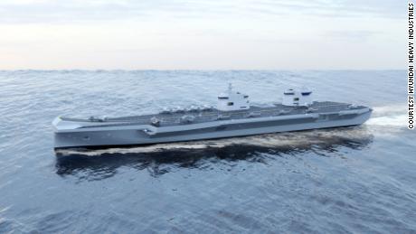 Südkoreas neuer Flugzeugträger könnte wie eine Mini-HMS Queen Elizabeth aussehen