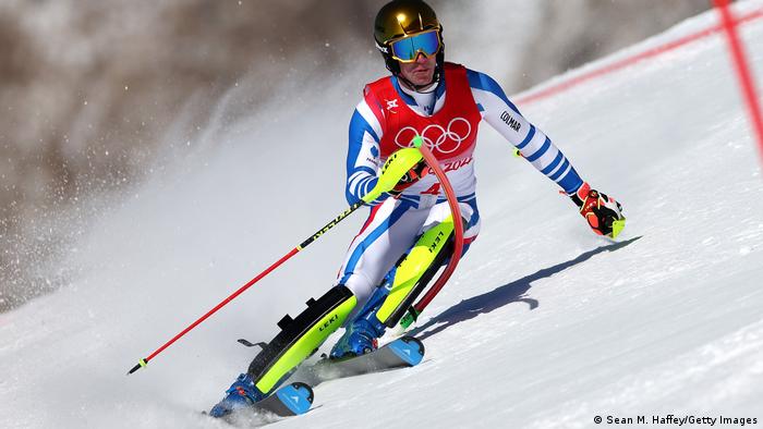 Olympische Winterspiele in Peking |  Ski Alpin |  Clement Noel aus Frankreich Holt Gold