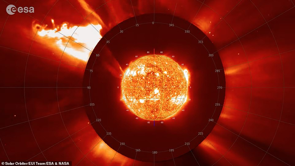 Sonneneruptionen oder Protuberanzen sind große Strukturen aus verschlungenen Magnetfeldlinien, die dichte Konzentrationen von Sonnenplasma enthalten, die über der Sonnenoberfläche schweben und manchmal die Form von Bogenschleifen annehmen