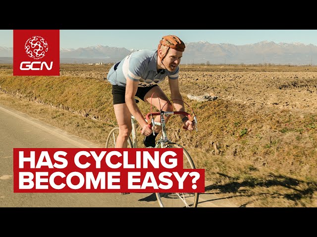 Oldtimer, moderner Radfahrer - Wie schwer ist das älteste Radrennen der Welt?