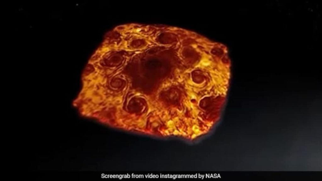 Viral: Die NASA teilt ein Video von Jupiters ‘Pepperoni’-Sturm (ansehen)