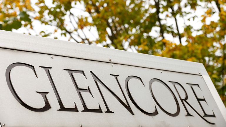 Das Logo des Rohstoffhändlers Glencore