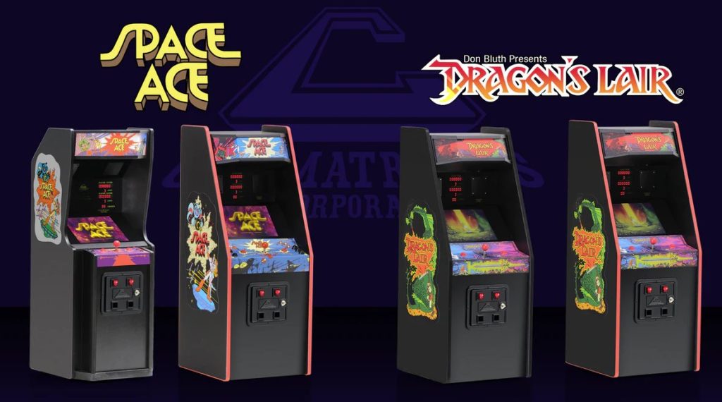 New Wave Toys kündigt den Mini-Arcade-Automaten Space Ace x RepliCade an