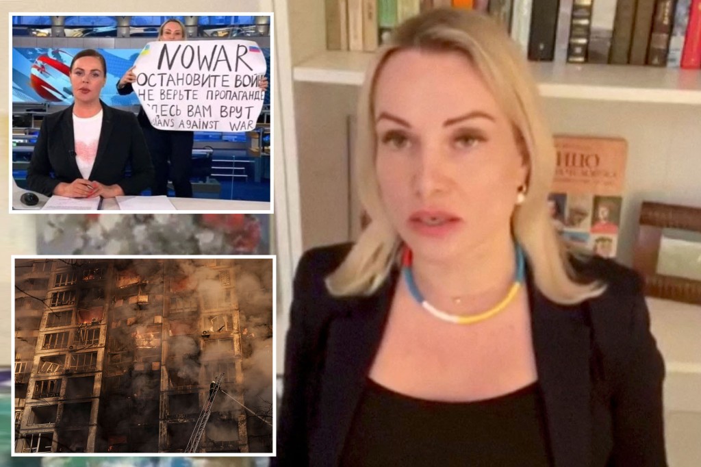 Die russische Journalistin Marina Ovsyannikova befürchtet, nach der Erstürmung des Fernsehstudios vermisst zu werden