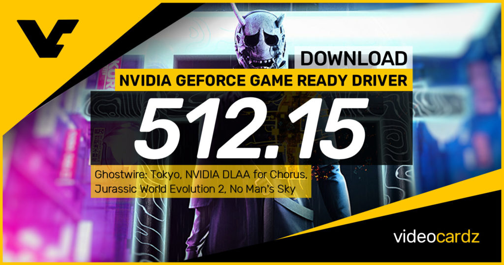 NVIDIA GeForce Game Ready 512.15WHQL