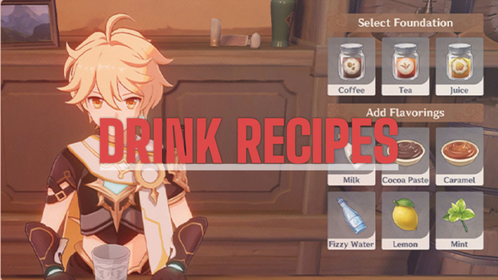 Genshin Impact: Of Drink A-Dreaming Guide – alle Getränkerezepte