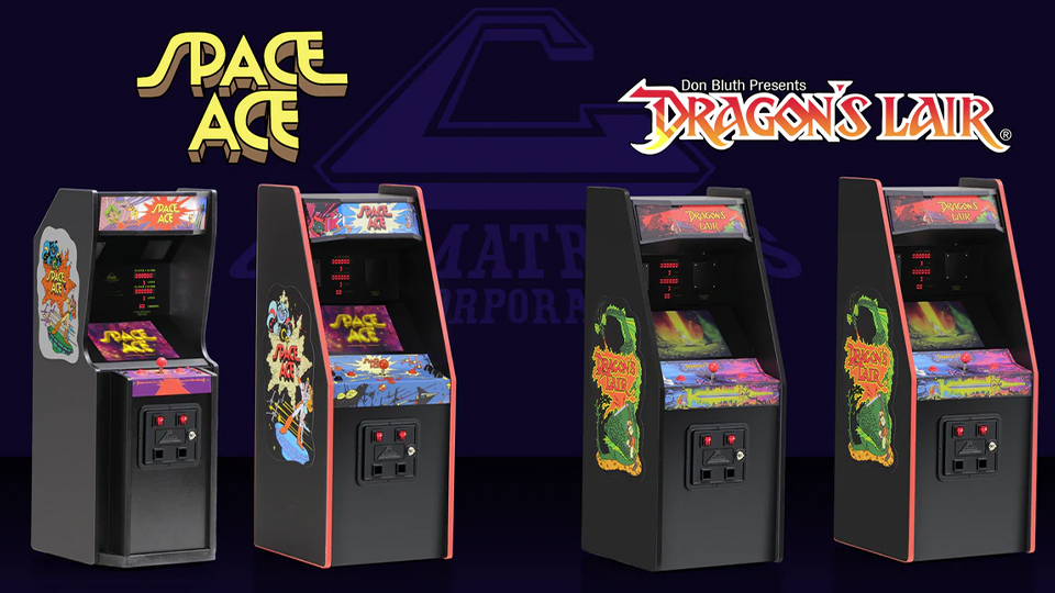 New Wave präsentiert die Space Ace x RepliCade Mini-Arcade-Schränke