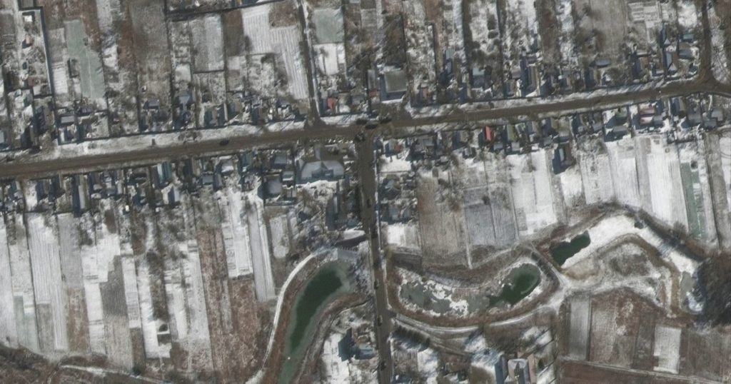 Satellitenbilder zeigen Konvoi der russischen Armee in der Nähe von Kiew zerstreut |  Russisch-ukrainischer Krieg
