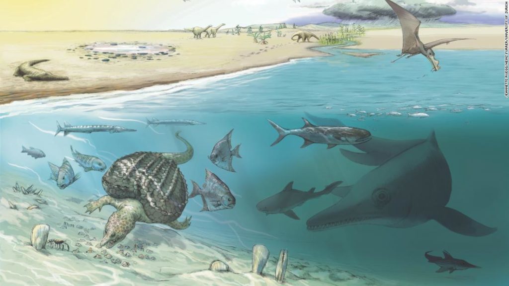 In den Schweizer Alpen gefundene „Fischeidechsen“-Fossilien gehörten zu einigen der größten Kreaturen, die je gelebt haben