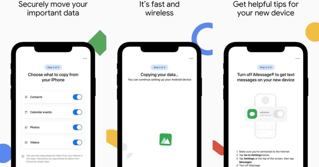 Die iPhone-App von Google, die drahtlos auf Android umgestellt werden soll, wird in wenigen Wochen für Pixel-Besitzer verfügbar sein
