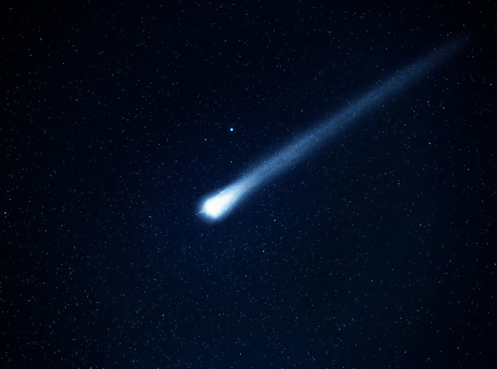 Ein 4 Milliarden Jahre alter, 80 Meilen breiter Komet steuert auf die Erde zu