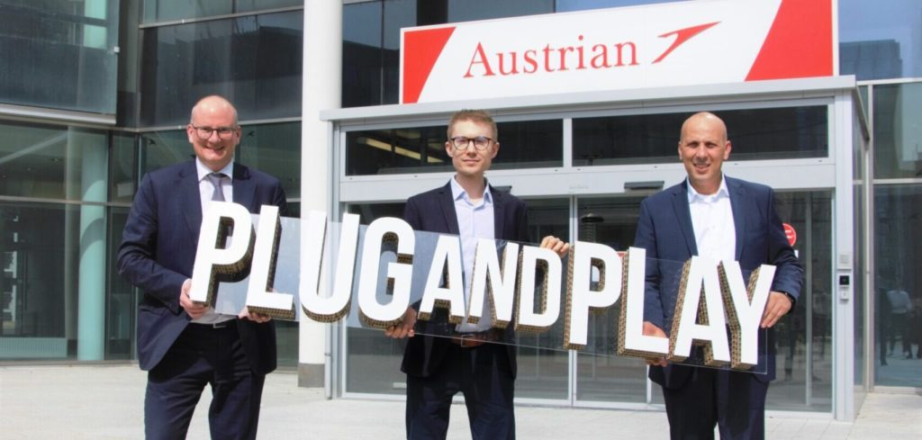 Flughafen Wien, Austrian Airlines und Plug and Play kooperieren bei der Digitalisierung der Luftfahrt