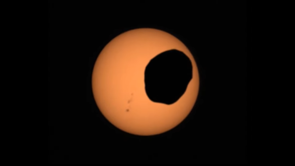 Wow!  Der Rover Perseverance nimmt ein atemberaubendes Video einer Sonnenfinsternis auf dem Mars auf